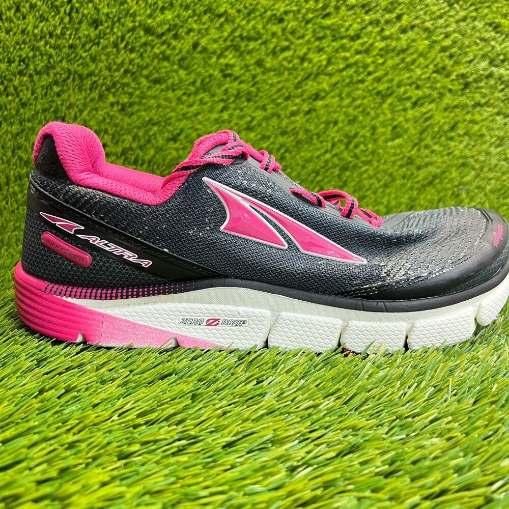 Altra Torin 2.5 Womens Size 9.5 Black Pink White Athletic Running Shoes Sneakers